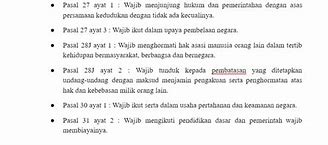 Pasal 31 Ayat 2 Tentang Kewajiban Warga Negara